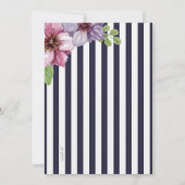 Floral Cameo Uitnodiging (Achterkant)