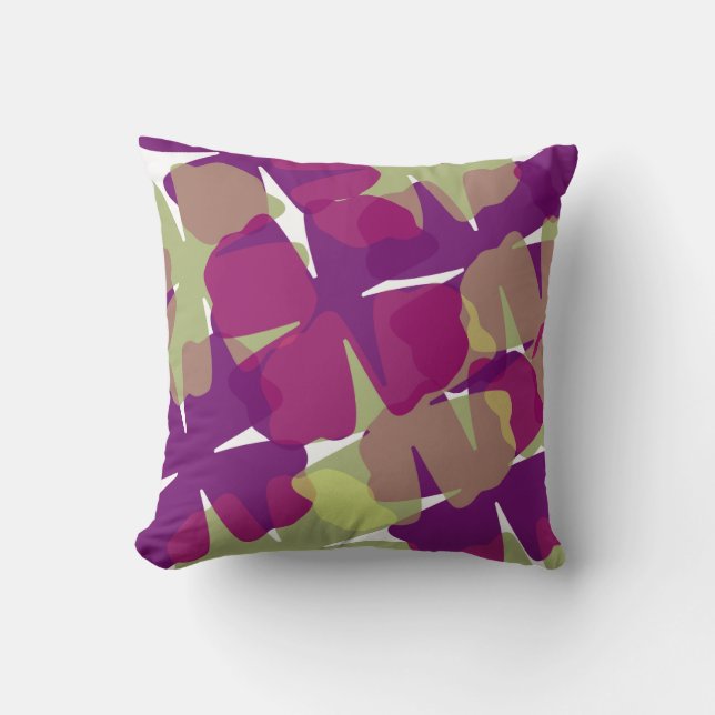 Floral Camo American MoJo Pillow Kussen (Voorkant)