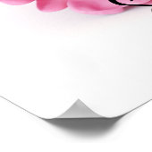 Floral Cancer Awareness Ribbion - Survivor Poster (Hoek)