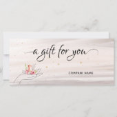 Floral Candle Cadeaubon (Voorkant)