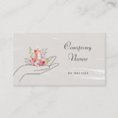 Floral Candle Visitekaartje (Voorkant)