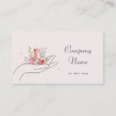 Floral Candle Visitekaartje (Voorkant)