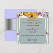 Floral canopy Jewish bruiloft Kaart (Voorkant / Achterkant)