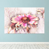 Floral Canvas Afdruk (Insitu (Houten vloer))