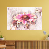 Floral Canvas Afdruk (Insitu (Woonkamer))
