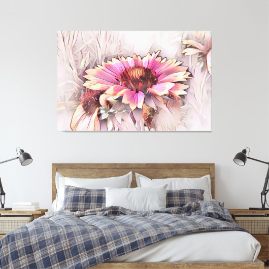 Floral Canvas Afdruk (Insitu (Slaapkamer))