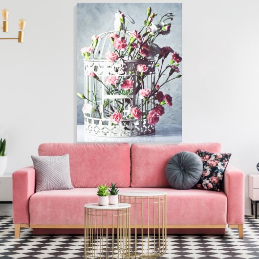 Floral Canvas Afdruk (Insitu (Woonkamer))