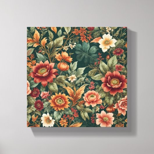 Floral Canvas Afdruk (Voorkant)