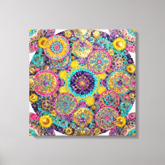 Floral Canvas Afdruk (Voorkant)