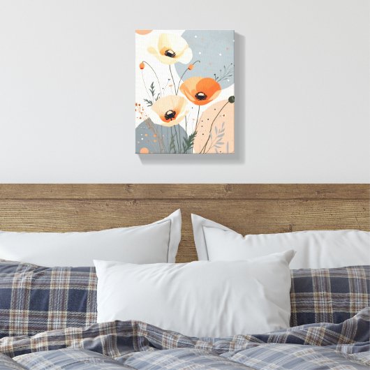 Floral Canvas Afdruk (Insitu (Slaapkamer))