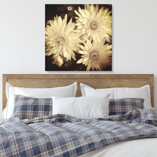 Floral Canvas Afdruk (Insitu (Slaapkamer))