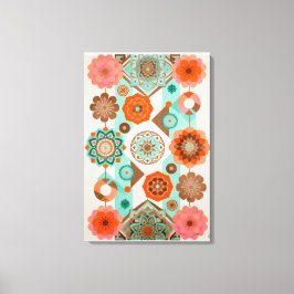 Floral Canvas Afdruk