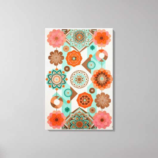 Floral Canvas Afdruk (Voorkant)