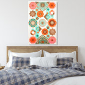 Floral Canvas Afdruk (Insitu (Slaapkamer))