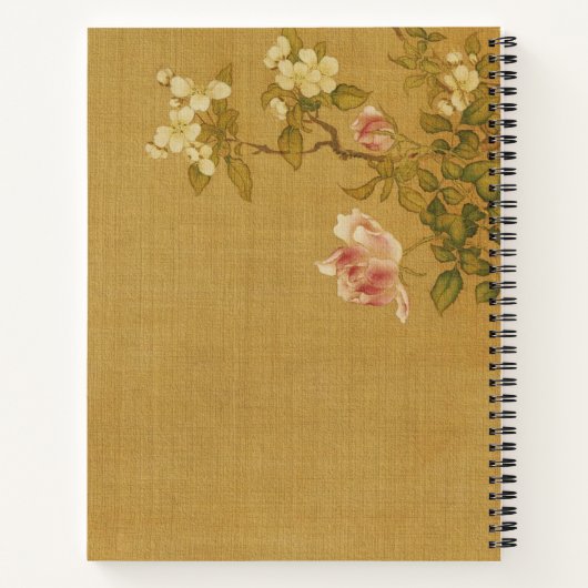 Floral Canvas Notitieboek (Achterkant)