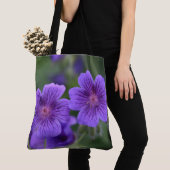 Floral canvas tas (Dichtbij)