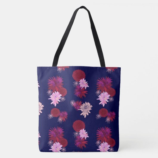 Floral canvas tas (Voorkant)