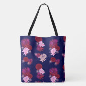 Floral canvas tas (Achterkant)