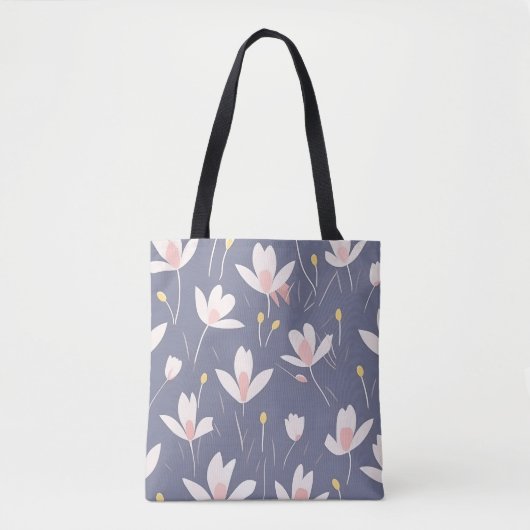 Floral Canvas tas (Voorkant)