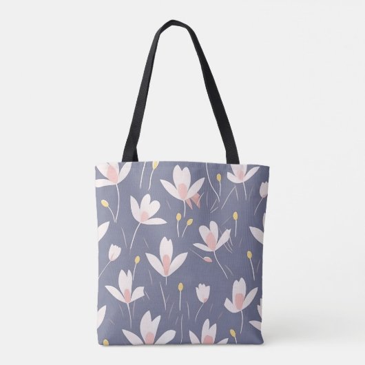 Floral Canvas tas (Achterkant)