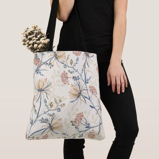 Floral Canvas tas (Dichtbij)