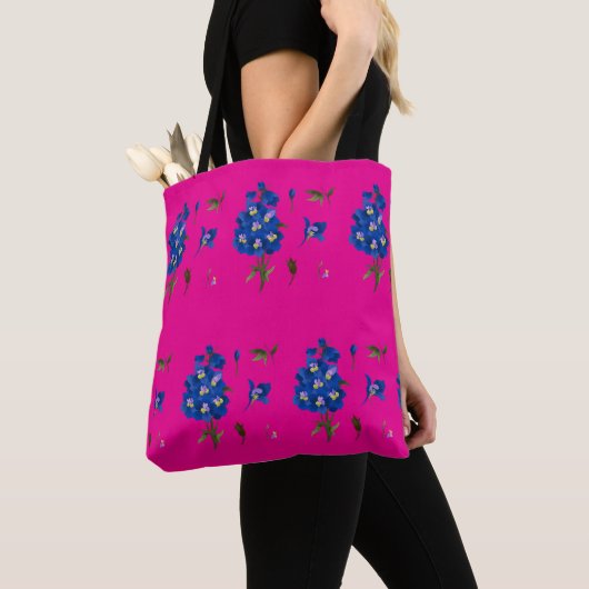 Floral Canvas tas (Dichtbij)