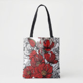 Floral Canvas tas (Voorkant)