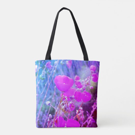 Floral Canvas tas (Achterkant)