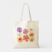 Floral Canvas tas (Achterkant)