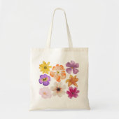 Floral Canvas tas (Voorkant)
