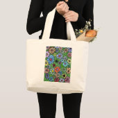 Floral Canvas tas "Fun Floral #2" (Voorkant (product))