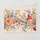 Floral Card Feestdagenkaart (Voorkant)