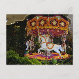 Floral Carousel Wynn Las Vegas Briefkaart
