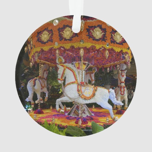 Floral Carousel Wynn Las Vegas Ornament (achterkant)