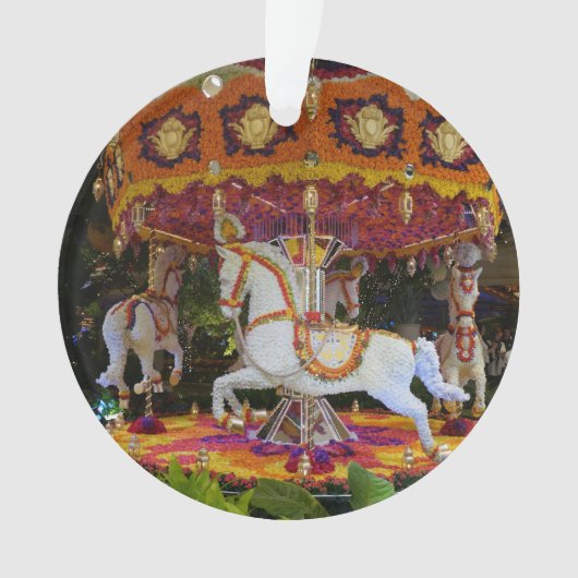 Floral Carousel Wynn Las Vegas Ornament (voorkant)
