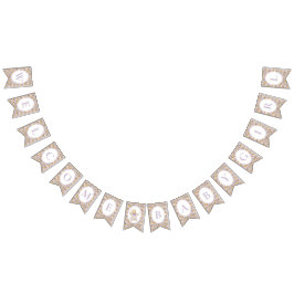 Floral Carriage Baby Shower Lavender Welcome Vlaggetjes