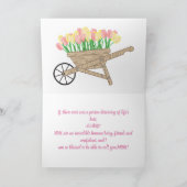 FLORAL CART MOEDERDAG KAART (Binnen)