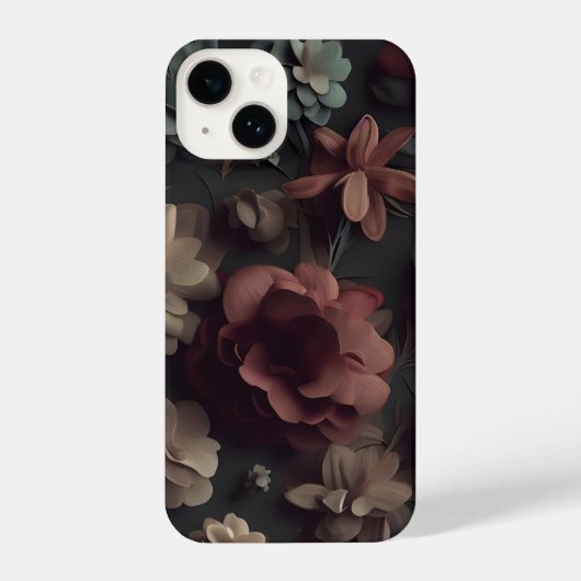 Floral Case iPhone Hoesje (Achterkant)