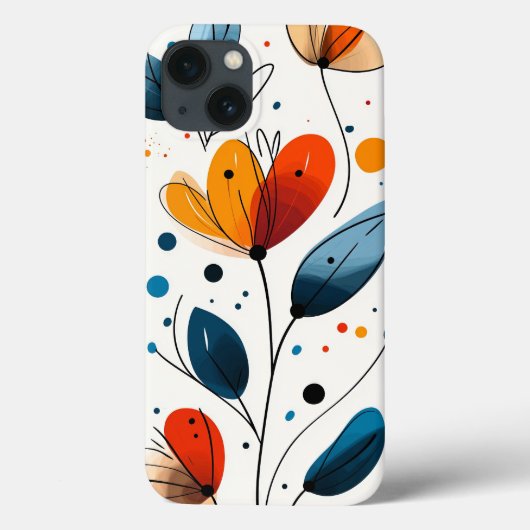 Floral Case-Mate iPhone Case (Achterkant)