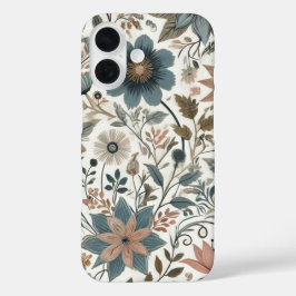  Floral iPhone 16 Hoesje