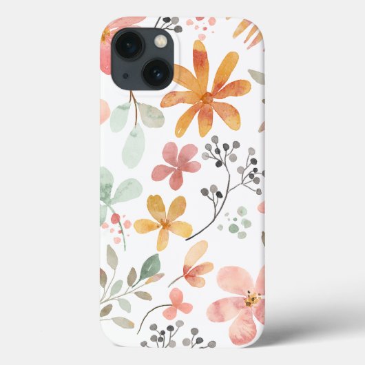 Floral Case-Mate iPhone Case (Achterkant)