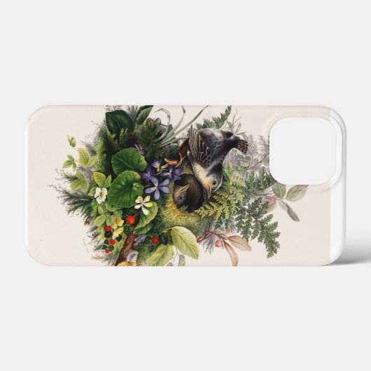 Floral Case-Mate iPhone Case (Achterkant (horizontaal))