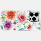 floral  Case-Mate iPhone case (Achterkant (horizontaal))