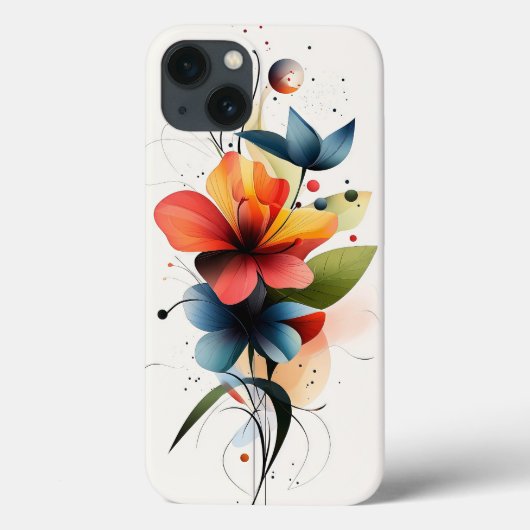 Floral Case-Mate iPhone Case (Achterkant)