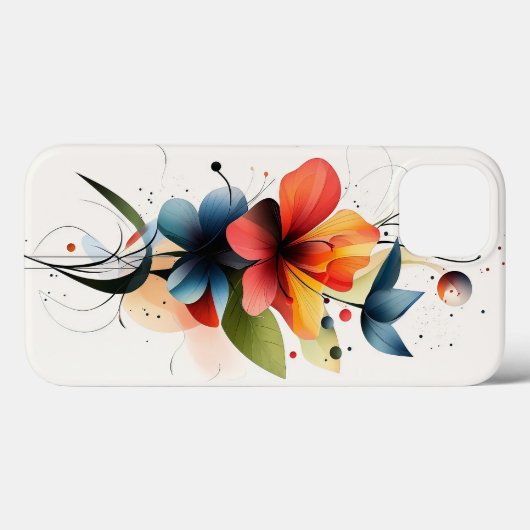 Floral Case-Mate iPhone Case (Achterkant (horizontaal))