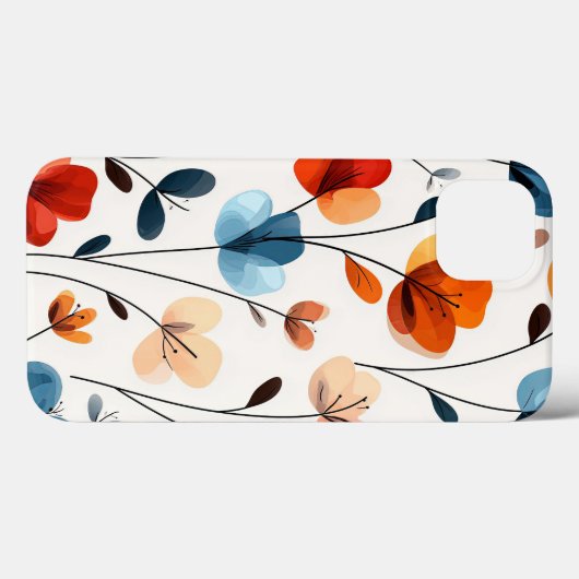 Floral Case-Mate iPhone Case (Achterkant (horizontaal))
