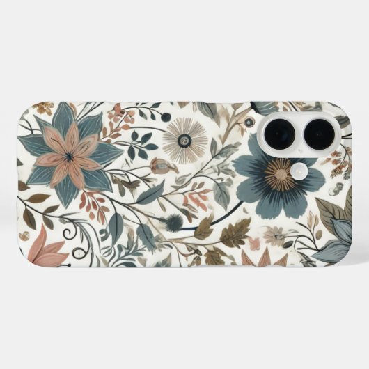 Floral Case-Mate iPhone Case (Achterkant (horizontaal))