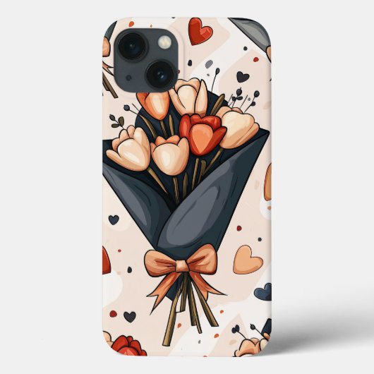 Floral Case-Mate iPhone Case (Achterkant)
