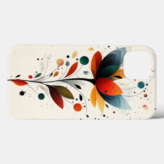 Floral Case-Mate iPhone Case (Achterkant (horizontaal))