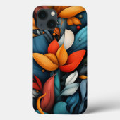 Floral Case-Mate iPhone Case (Achterkant)